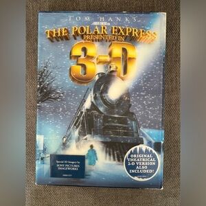 Children’s DVDs: The Polar Express 3-D, includes glasses and 2-D version